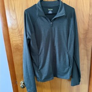 Tek Gear Charcoal Quarter-Zip Pullover